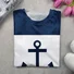 Women's Anchor Long Sleeve Tee T-shirt Crew Neck Printing Casual Spring/Fall Graphic Tee Top