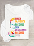 Women's Text Letters Long Sleeve Blouse_ Spring/Fall Crew Neck Daily Casual Top