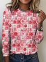 Women's Floral Short Sleeve Tee T-shirt Crew Neck Casual Summer Top