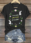 Women's Floral Short Sleeve Tee T-shirt Crew Neck Casual Summer Top