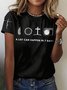Women's Geometric Short Sleeve Tee T-shirt Crew Neck Casual Summer Top