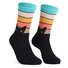 Cat and dog rainbow tube cotton socks