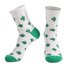 St. Patrick's Day striped mid tube cotton socks