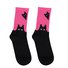 Cat and dog rainbow tube cotton socks