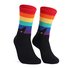 Cat and dog rainbow tube cotton socks