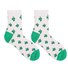 St. Patrick's Day striped mid tube cotton socks