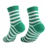 St. Patrick's Day striped mid tube cotton socks