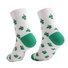 St. Patrick's Day striped mid tube cotton socks