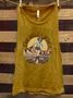 Wild West Cowgirl Casual Cotton Vest