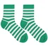 St. Patrick's Day striped mid tube cotton socks