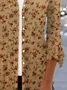 Women's Floral Spring/Fall Cover-up Casual Printing Lightweight Cardigan
