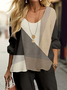 Women's Geometric Printing Two-Piece Set Daily Long Sleeve Casual Spring/Fall Top With Pants Matching Set