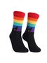 Cat and dog rainbow tube cotton socks