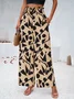Women's Floral Long Pant Casual Spring/Fall Trousers