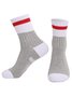 Slogan Color blocked Mid tube Game Socks