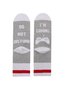 Slogan Color blocked Mid tube Game Socks