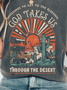Women's Jesus Copy Short Sleeve Tee T-shirt Crew Neck Vintage Summer Top