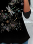 Women's Floral Long Sleeve Tee T-shirt Crew Neck Printing Casual Spring/Fall Graphic Tee Top