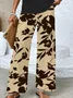 Women's Floral Printing Two-Piece Set Daily Sleeveless Casual Summer Top With Pants Matching Set