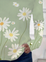 Women's Floral Long Sleeve Tee T-shirt Crew Neck Printing Casual Spring/Fall Graphic Tee Top