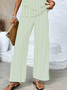 Women's Striped Printing Two-Piece Set Daily Sleeveless Casual Summer Top With Pants Matching Set