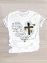 Women Floral Short Sleeve Tee T-shirt Crew Neck Casual Summer Top