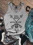 Women Sleeveless Tank Top Camisole Summer Wild West U-Neck Daily Casual Top