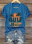 Women's Text Letters Short Sleeve Tee T-shirt V Neck Casual Summer Top