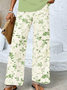 Women's Floral Printing Two-Piece Set Daily Sleeveless Casual Summer Top With Pants Matching Set