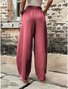Women Plain Ankle Pants Pant Casual Spring/Fall Trousers