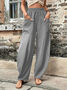 Women Plain Ankle Pants Pant Casual Spring/Fall Trousers