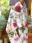 Women Floral Long Pant Casual Spring/Fall Trousers