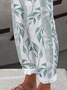 Women's Floral Ankle Pants Pant Casual Spring/Fall Trousers