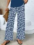 Women's Floral Printing Two-Piece Set Daily Sleeveless Casual Summer Top With Pants Matching Set