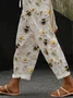 Women Animal Long Pant Casual Spring/Fall Trousers