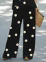 Women's Floral Printing Two-Piece Set Daily Long Sleeve Casual Spring/Fall Top With Pants Matching Set