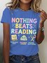 Women Text Letters Short Sleeve Tee T-shirt Crew Neck Casual Summer Top