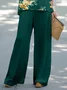 Women's Floral Printing Two-Piece Set Daily Long Sleeve Casual Spring/Fall Top With Pants Matching Set