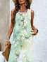 Women's Floral Printing Two-Piece Set Daily Sleeveless Casual Summer Top With Pants Matching Set
