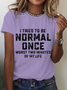 Women Text Letters Short Sleeve Tee T-shirt Crew Neck Casual Summer Top