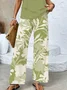 Women's Floral Printing Two-Piece Set Daily Sleeveless Casual Summer Top With Pants Matching Set
