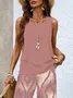 Women's Geometric Printing Two-Piece Set Daily Sleeveless Casual Summer Top With Pants Matching Set