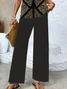 Women's Geometric Printing Two-Piece Set Daily Sleeveless Casual Summer Top With Pants Matching Set
