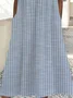 Women Striped Short Sleeve Summer Printing Dress Crew Neck Daily Casual Maxi Shift Dress H-Line Dress
