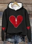 Women's 3D Printing Spring/Fall Long Sleeve Vintage Holiday Hoodie