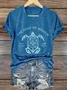 Women Text Letters Short Sleeve Tee T-shirt V Neck Casual Summer Top