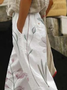 Women Floral Long Pant Casual Spring/Fall Trousers