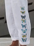 Women Butterfly Long Pant Casual Spring/Fall Trousers