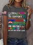 Women Heart/Cordate Short Sleeve Tee T-shirt Crew Neck Vintage Summer Top