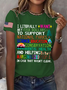 Women Heart/Cordate Short Sleeve Tee T-shirt Crew Neck Vintage Summer Top